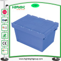 Plastic Foldable Turnover Box with Lid